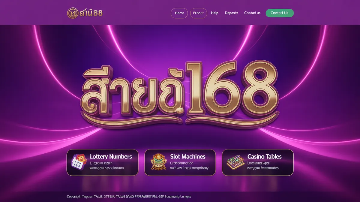 สาธุ168 แพลตฟอร์มหวยออนไลน์และคาสิโนออนไลน์เว็บตรงไม่ผ่านเอเย่นต์